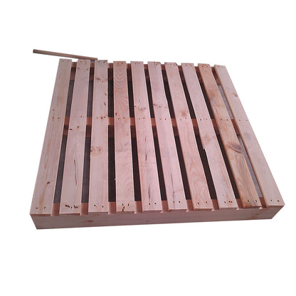 Yuanyuan Wooden tray with two forks(Price please ask customer service)  Fumigation-free outlet moisture-proof mat