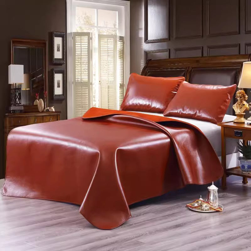 QIYI  Crown Cushion 3.0 (with pillowcase)  Three piece cowhide mat set for two people, comfortable and thick leather mattress, premium top layer cowhide cool mat