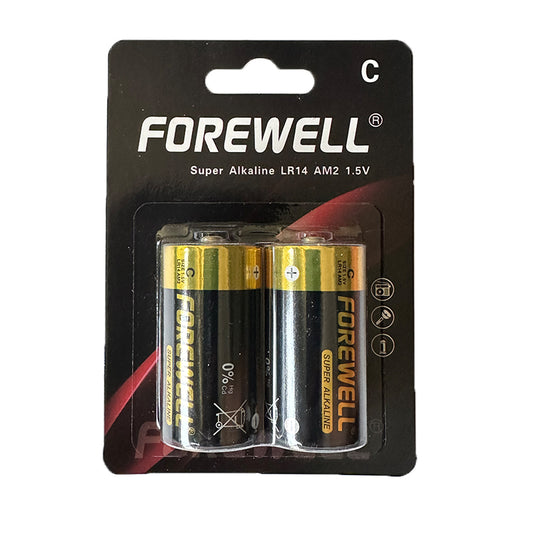 Weihe Alkaline dry cell LR14,2B  Durable, mercury-free and environmentally friendly