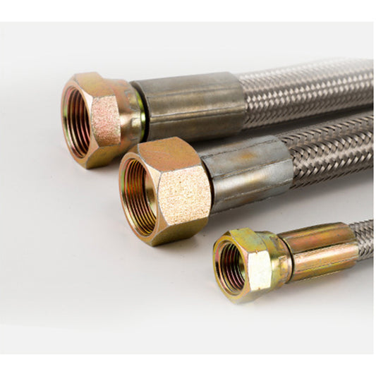 Shengjin Teflon bellows --H Teflon bellows pipe inner diameter Φ13mm/Φ19mm, carbon steel joint US 3/4*16 teeth, US 1/2, thread 27*1.5, thread 33*1.5, 1 inch joint, etc., can be customized(Price please ask customer service)