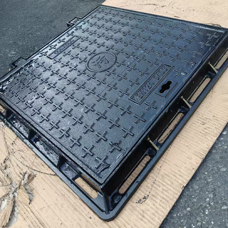 Honghua Ductile cast iron manhole cover 600*600 Manhole Covers Fire valve manhole cover