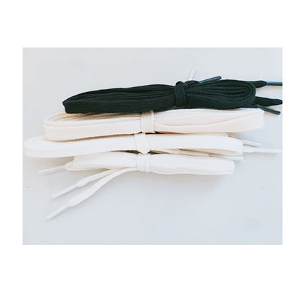 HUALIAN  Single color polyester/cotton shoelace