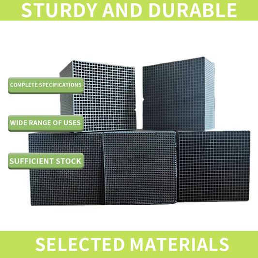 HuaJi Honeycomb activated carbon cubes Starting lot size 5 tons(Price please ask customer service)Industrial activated carbon Odor Removal Household