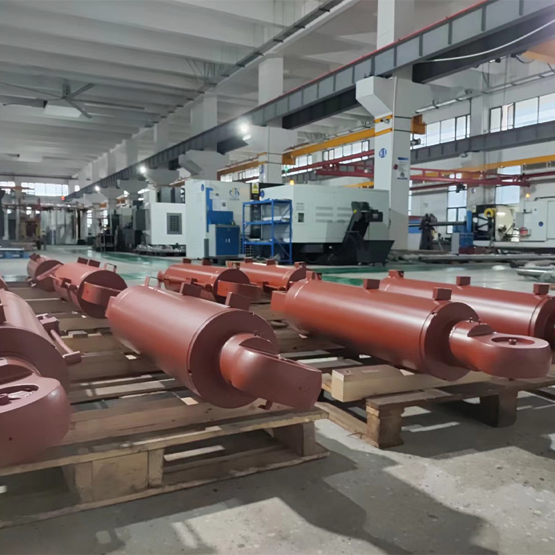 tianjian Building oil cylinder  Crane hydraulic cylinder flat top heavy cylinder