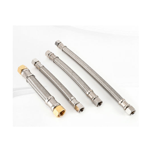 Shengjin All 304 stainless steel silicone network metal explosion-proof air compressor connection pipe  3/4*16 tooth connector, outer diameter Φ22mm.1/2 connector, outer diameter Φ24mm.G3/4 connector outer diameter Φ31mm(Price please ask customer service)