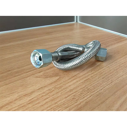 Shengjin Mute oil free air compressor inlet and outlet gas metal high pressure hose 3 minute thread 16mm, that is, 3/8 connector/pipe diameter Φ15mm(Price please ask customer service)