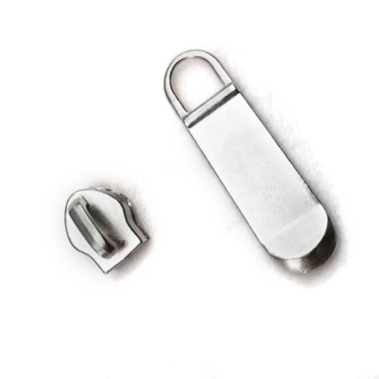 ANXIN  5# round head wavy thumb pull tab pull card luggage tent special nylon lockless zipper head can be set logo  Zipper head accessories for clothing Universal zipper head Metal zipper head