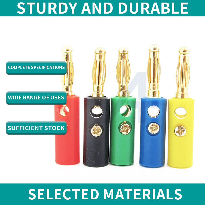 KRODE 4mm Banana Plug AT-BP1002 Starting from 200(Price please ask customer service)Soldered Medical Laboratory Power Connectors