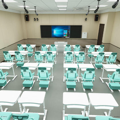 GuoXin Lunch table and chair series(Price please ask customer service)Solid wood tables and chairs School Counseling Remedial Classes