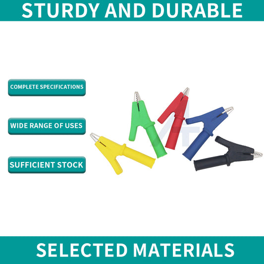 KRODE High Pressure Resistant 10mm Open Test Clips AT-0114 Starting from 100(Price please ask customer service)Connection Cord All-Wrapped Insulated Clips