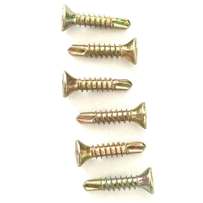 Juji Countersunk head drill screw 3.9*12(Price please ask customer service) Color zinc-aluminum profile screw flat head drilling tail