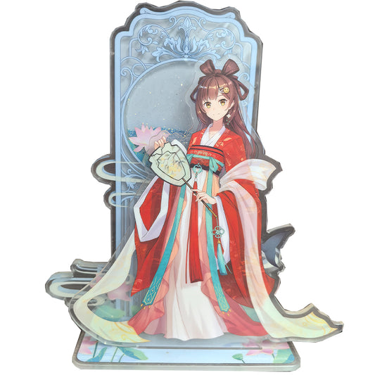 Luoyu Acrylic Standing Plaque(Customised products, price ask customer service)   Cute cartoon creative gift