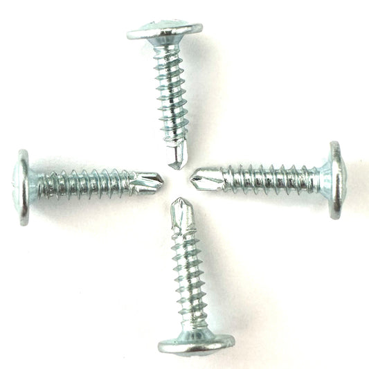 Juji Washers head drill screw 4.2*12(Price please ask customer service)  Cross large flat head drilling thread self-tapping self-drilling dovetail nail