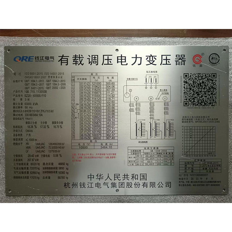 Changtian Stainless steel label(Price please ask customer service)