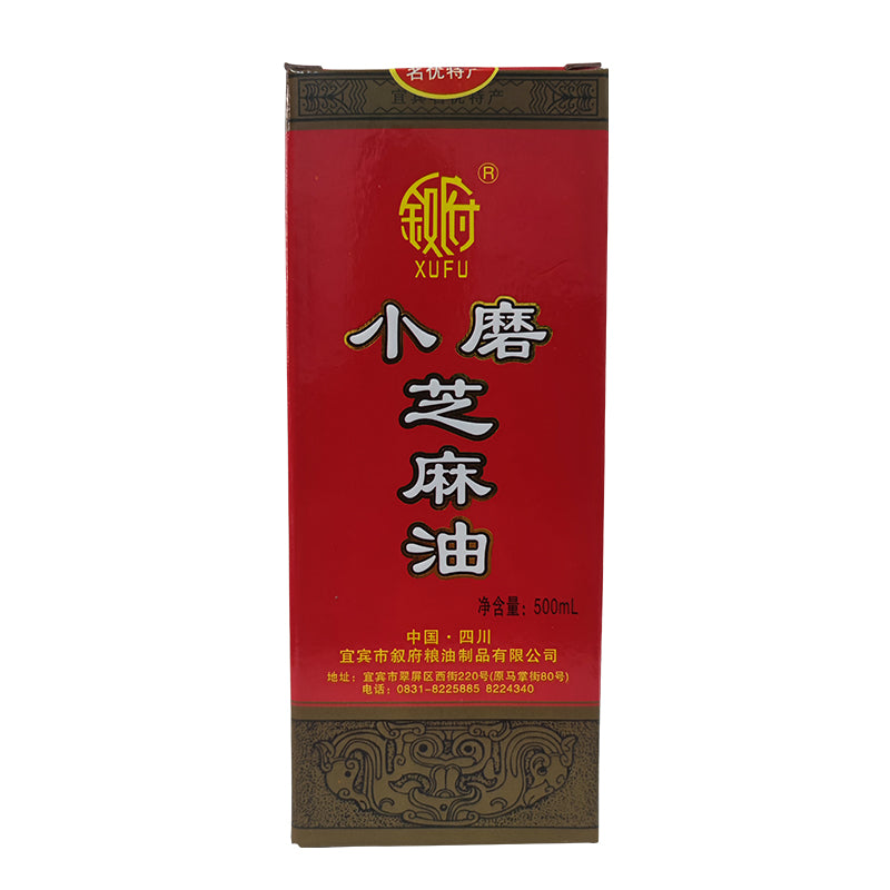 XUFU  Small ground sesame oil 500ml*12 boxes Gift box