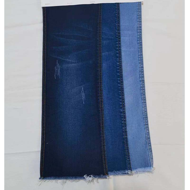 ZHENGNENGLIANG  Denim fabric A21472   Denim pure cotton washed elastic denim fabric washed denim fabric