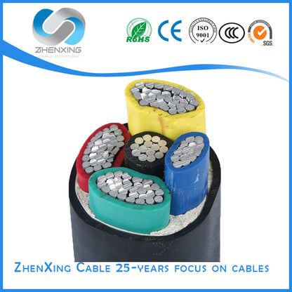 ZHENXING  Aluminum core cross-linked polyethylene insulated PVC sheathed power cable  National Standard Aluminum Core Aluminum Cable Aluminum Core Flame Retardant Wire