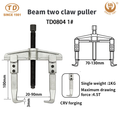 ZHONGTIANDA  Crossbeam two-jaw puller TD0804