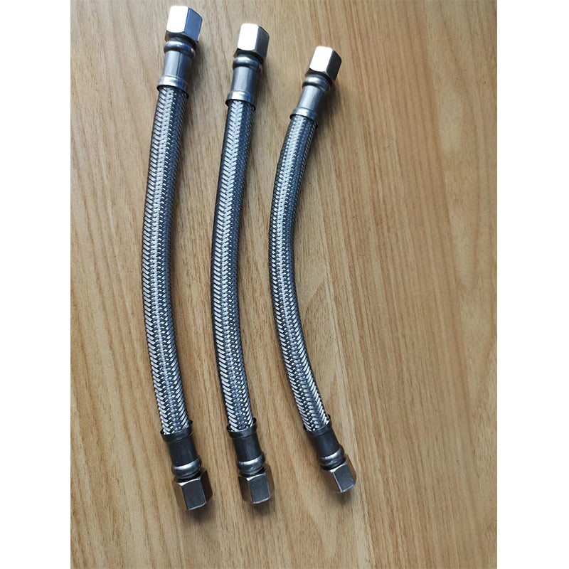 Shengjin Mute oil free air compressor inlet and outlet gas metal high pressure hose M14*1.5 Connector/pipe diameter Φ15mm,(Price please ask customer service)