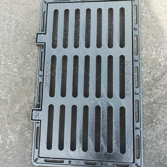 Honghua Ductile cast iron manhole cover 380*680 Sewerage rainwater cover Anti-theft