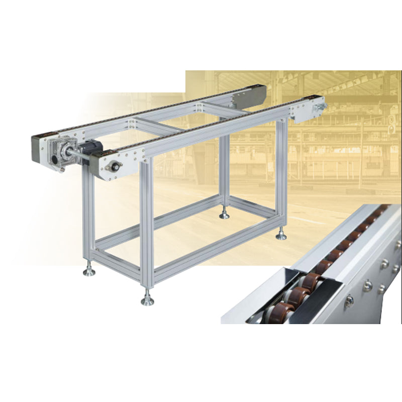 DAYUE  Double speed chain conveyor  Customized conveyor belt for assembly line tray conveyor belt