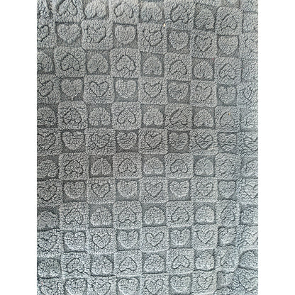 Minqi (suede jacquard) Love pattern Width 180cm-240cm g weight 220-320g/m^2 1/ roll Starting batch 2 tons  Soft skin warm