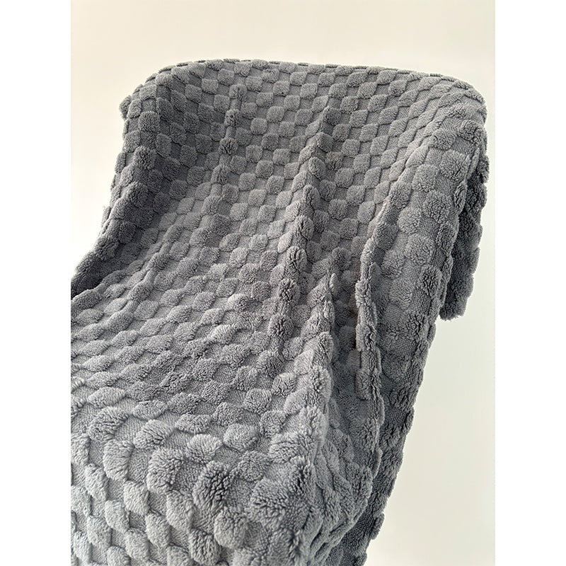 Minqi (suede jacquard) small square velvet pattern Width 180cm-240cm g weight 220-320g/m^2 1/ roll Starting batch 2 tons  Comfortable coral velvet solid color