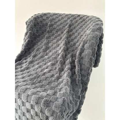 Minqi (suede jacquard) small square velvet pattern Width 180cm-240cm g weight 220-320g/m^2 1/ roll Starting batch 2 tons  Comfortable coral velvet solid color