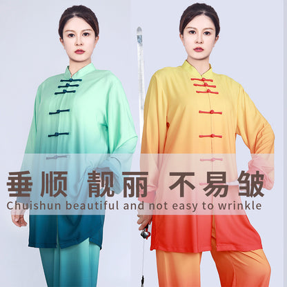 LUYIMEIDI  Green Tai Chi Clothing