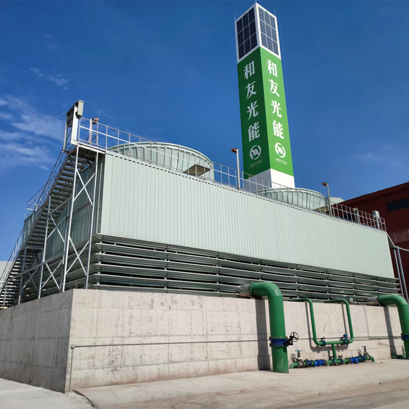 LONGSHENG  Industrial steel structure counterflow cooling tower