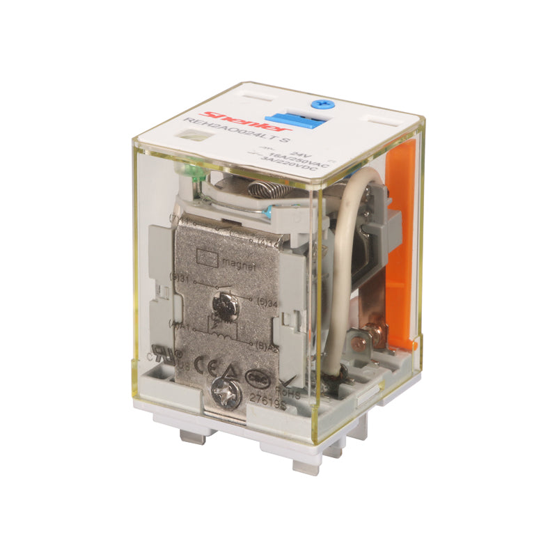 SHENLE  REH magnetic blowing arc extinguishing power relay   Intermediate electromagnetic relay normally closed three-phase AC