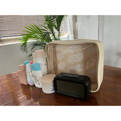 HUAYUAN  Cosmetic bag 02   Minimalist travel makeup bag, handheld bag, portable makeup bag