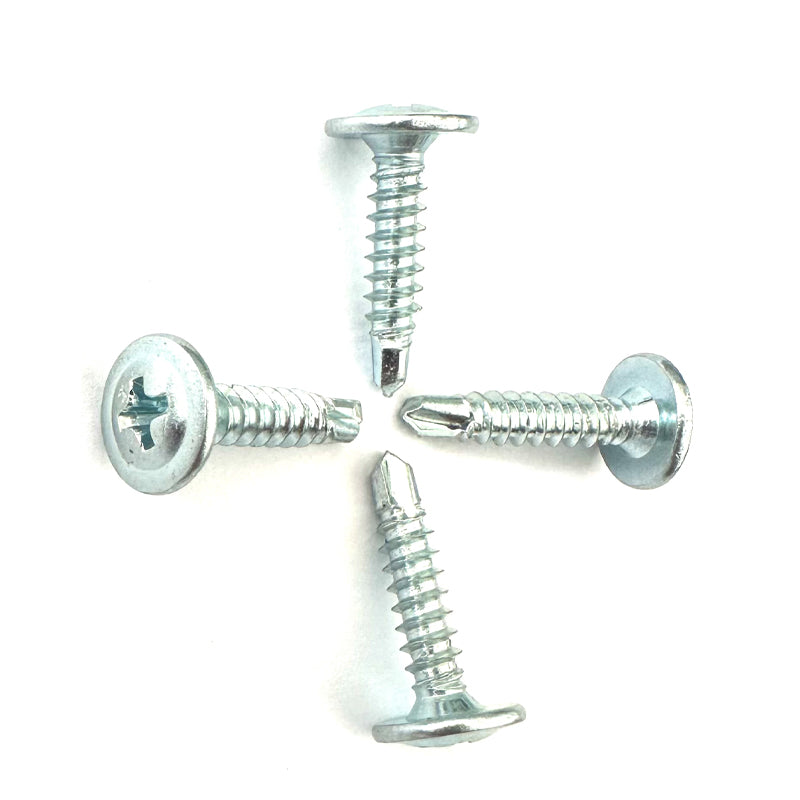 Juji Washers head drill screw 4.2*12(Price please ask customer service)  Cross large flat head drilling thread self-tapping self-drilling dovetail nail