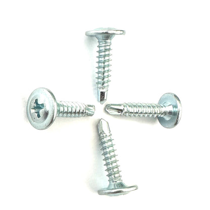 Juji Washers head drill screw 4.2*12(Price please ask customer service)  Cross large flat head drilling thread self-tapping self-drilling dovetail nail