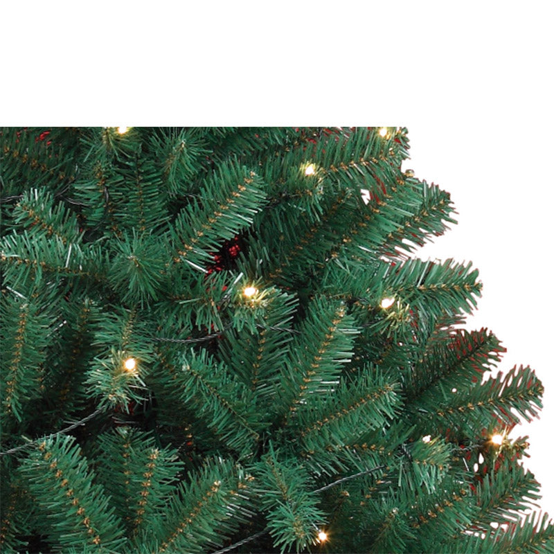 JiSheng 1.8m-430 head green PVC Christmas tree with 100 heads of warm white LED lights dia.108xH:180cm Starting from 3000PCS(Price please ask customer service)Flame Retardant Christmas Tree Encryption