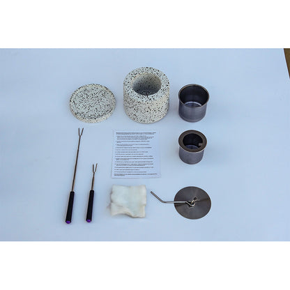 HULI  Round brazier with tray HP-009  High temperature resistant brazier for high-end commercial office use