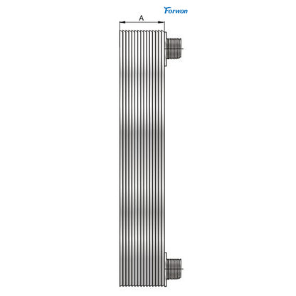 FENGHUANG  Brazed plate heat exchanger FHC095  Hot and cold air cooled air conditioning evaporative plate chiller Air conditioning heat pump