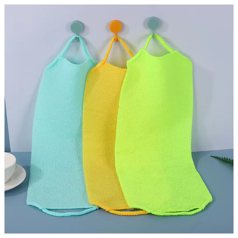 SHALI  Stretchable Back Strip, Stretchable Bath Towel, Long Sauna Towel Bath Towel  Thickening and exfoliating
