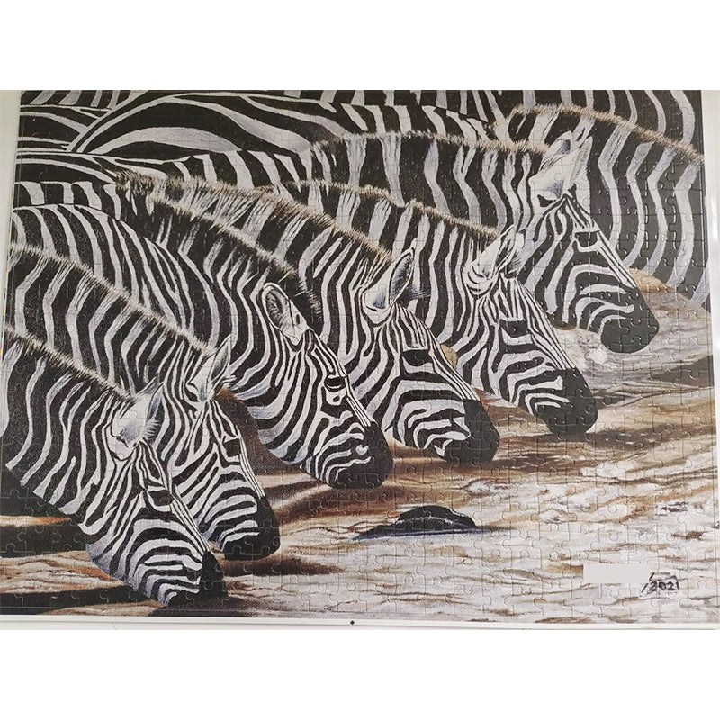 HAISHENG  zebra puzzle  Puzzle Puzzle Toys Children's Cartoon Anime Puzzle