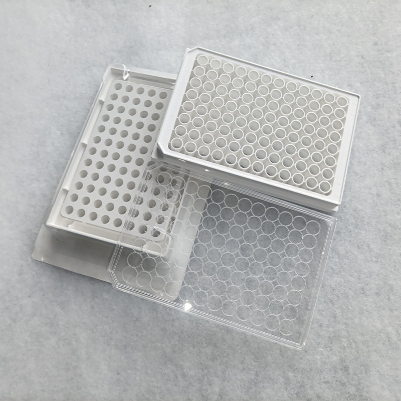 KangYuan Cell Culture Plate 96 wells white hzkywhd006    White, clear-bottomed culture plates Disposable plates