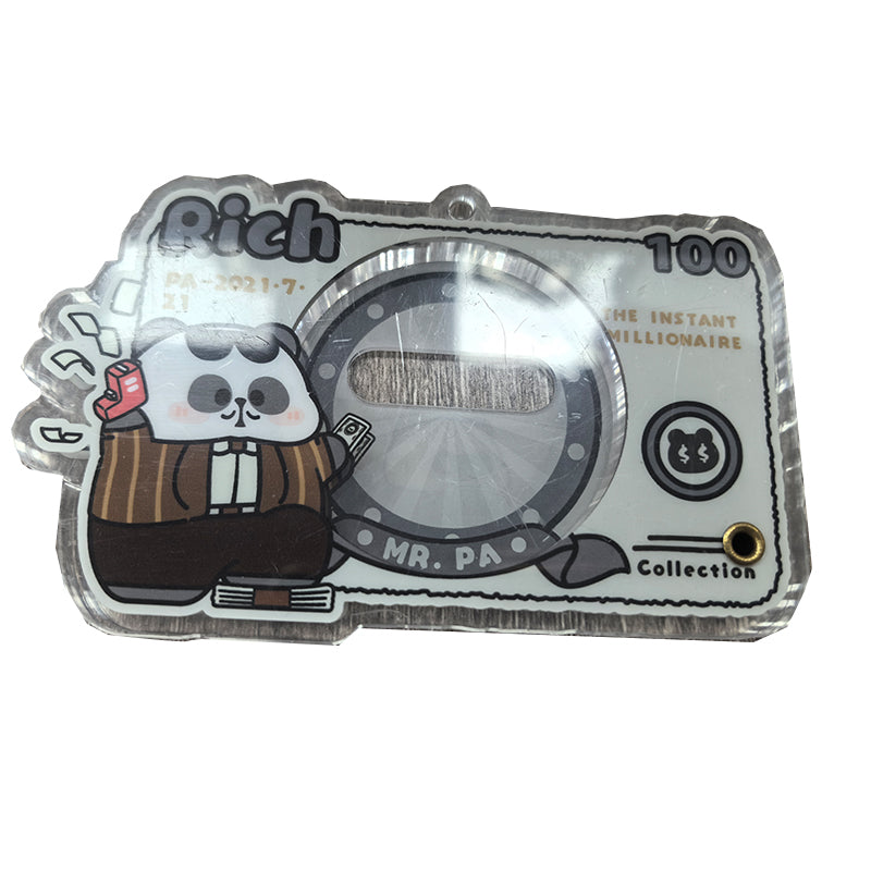 Luoyu Acrylic Bar Organiser(Customised products, price ask customer service)  Acrylic pen holder multi-functional storage box office student desktop