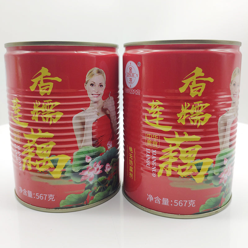JINLIU  Sticky Lotus Root 567g*12 cans