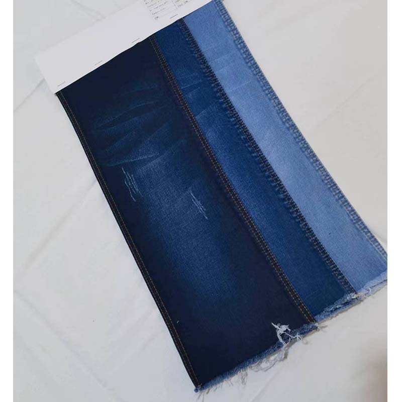 ZHENGNENGLIANG  Denim fabric A21472   Denim pure cotton washed elastic denim fabric washed denim fabric