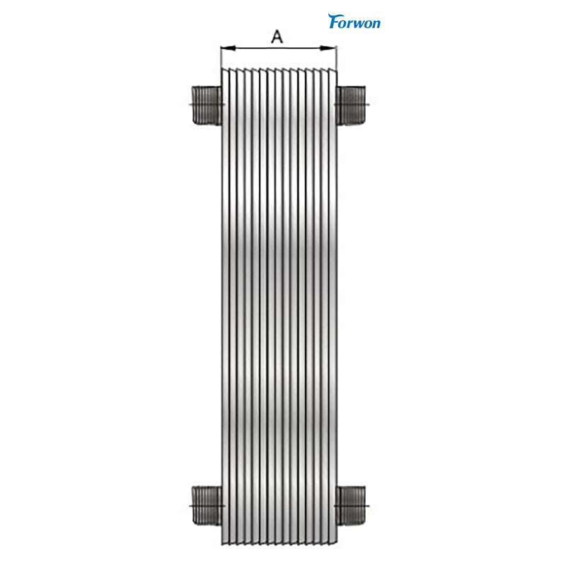 FENGHUANG  Brazed plate heat exchanger FHC030B  Machine oil water cooling heat exchanger hydraulic oil heat dissipation