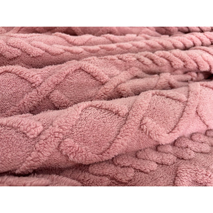 Minqi (suede jacquard) diamond velvet pattern Width 180cm-240cm g weight 220-320g/m^2 1/ roll Starting batch 2 tons  Soft skin warm