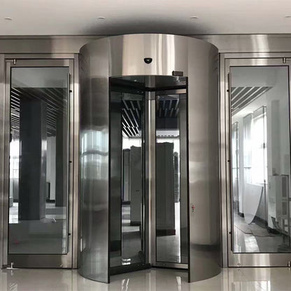 lence Three-wing automatic revolving door(Price please ask customer service)Manual Revolving Door Electric Induction Door