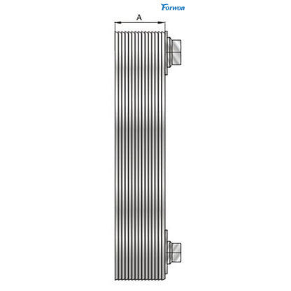 FENGHUANG  Brazed plate heat exchanger FHC136  Air conditioning air can cold and hot water unit  Economizer, evaporator, condenser