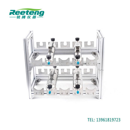 ruiteng Cylinder rack  LPG sampling cylinder support Stainless steel support Mobile support