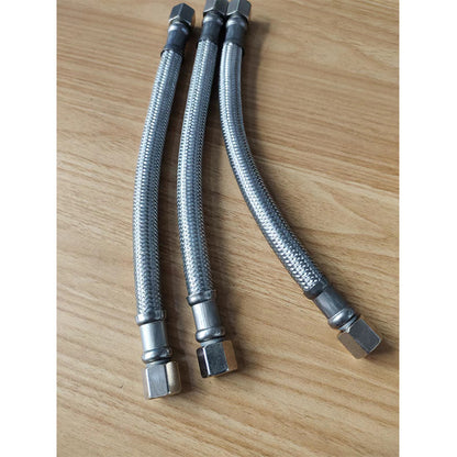 Shengjin Mute oil free air compressor inlet and outlet gas metal high pressure hose M14*1.5 Connector/pipe diameter Φ15mm,(Price please ask customer service)