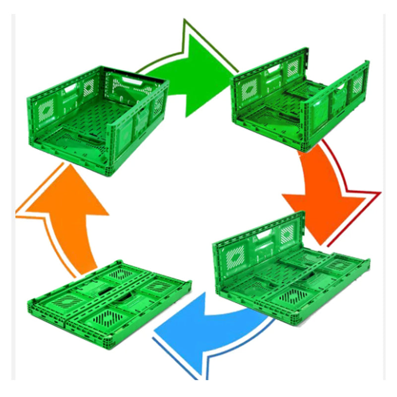 fushida Mesh folding box（Starting batch 500）Folding turnover shipping box fruit fresh frame